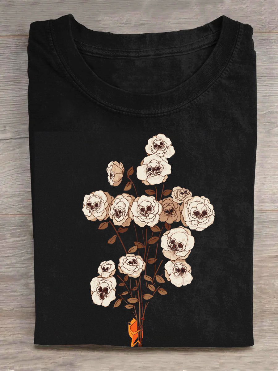 Skull Flower Unisex Tee