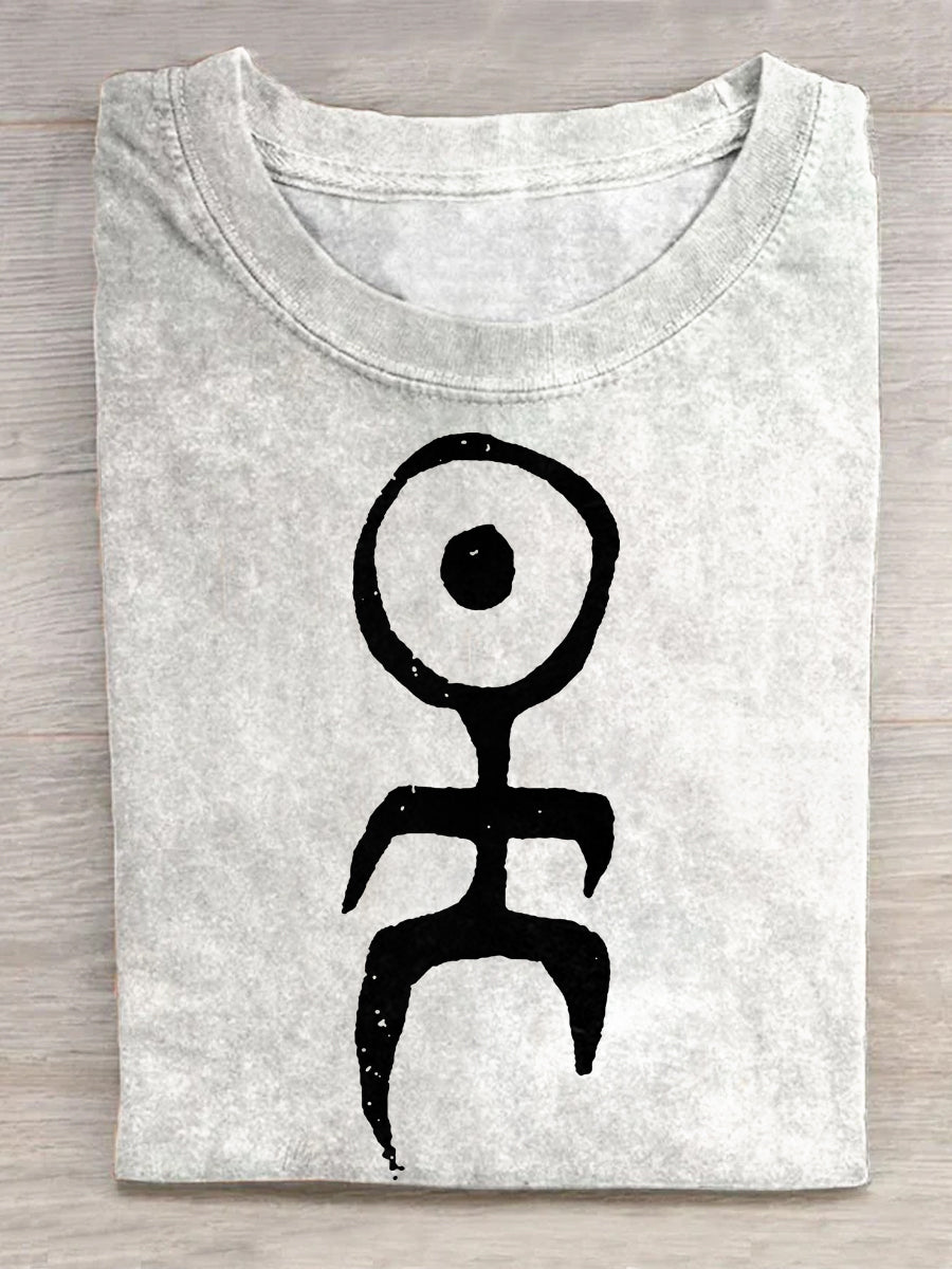 Ink Pen Drawing of Villain Unisex Tee
