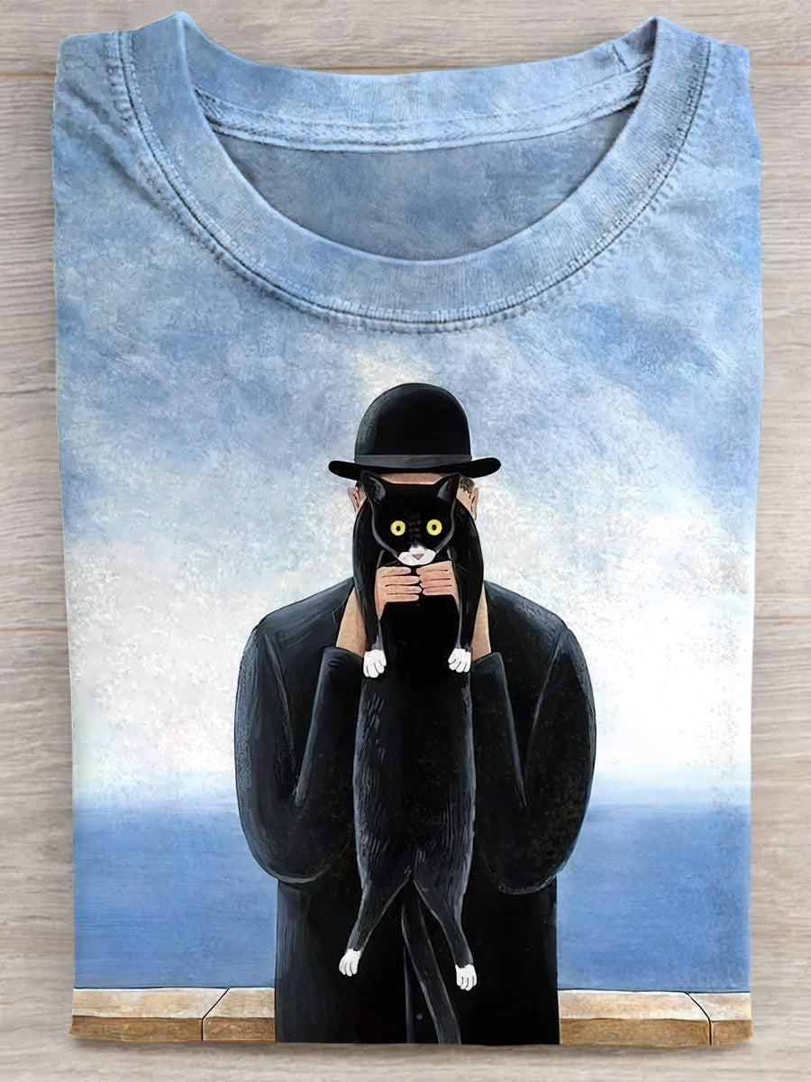 Hide And Peek Cat Edition Unisex Tee