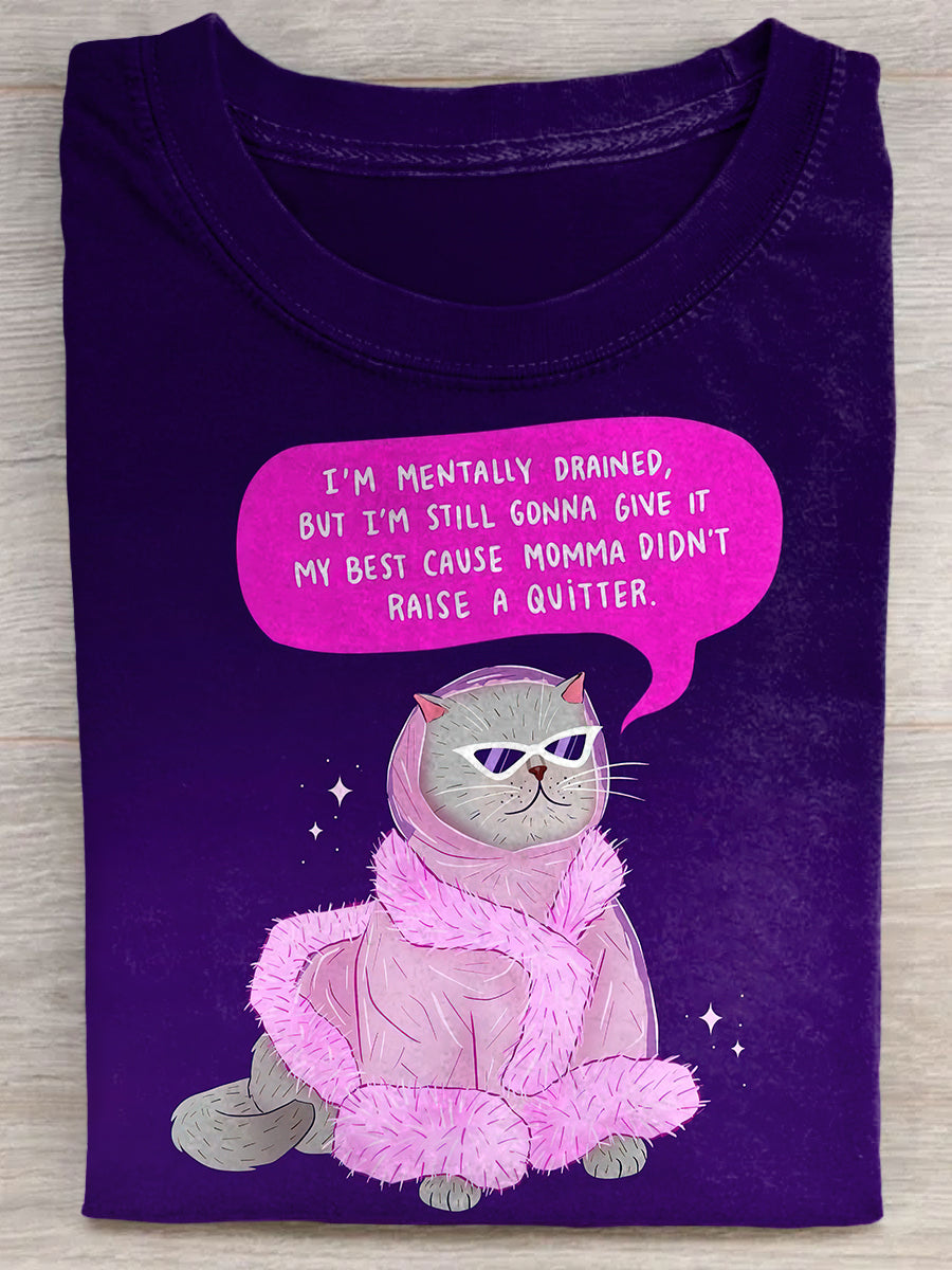 I'm Mentally Drained Unisex Tee
