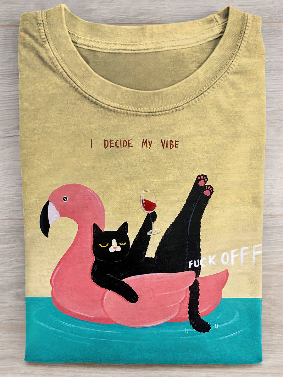 I Decide My Vibe Fuck Offff Unisex Tee
