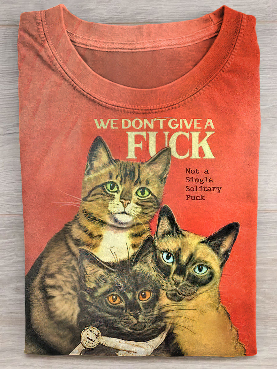 We Don‘t Give A Fuck Not A Single Solitary Fuck Unisex Tee