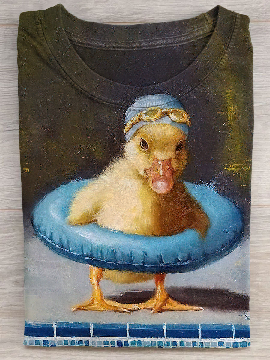 Little Duck Art Print Unisex Tee