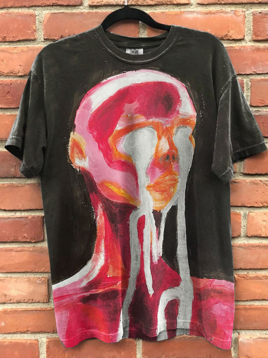 Abstract Art Print Casual Tee